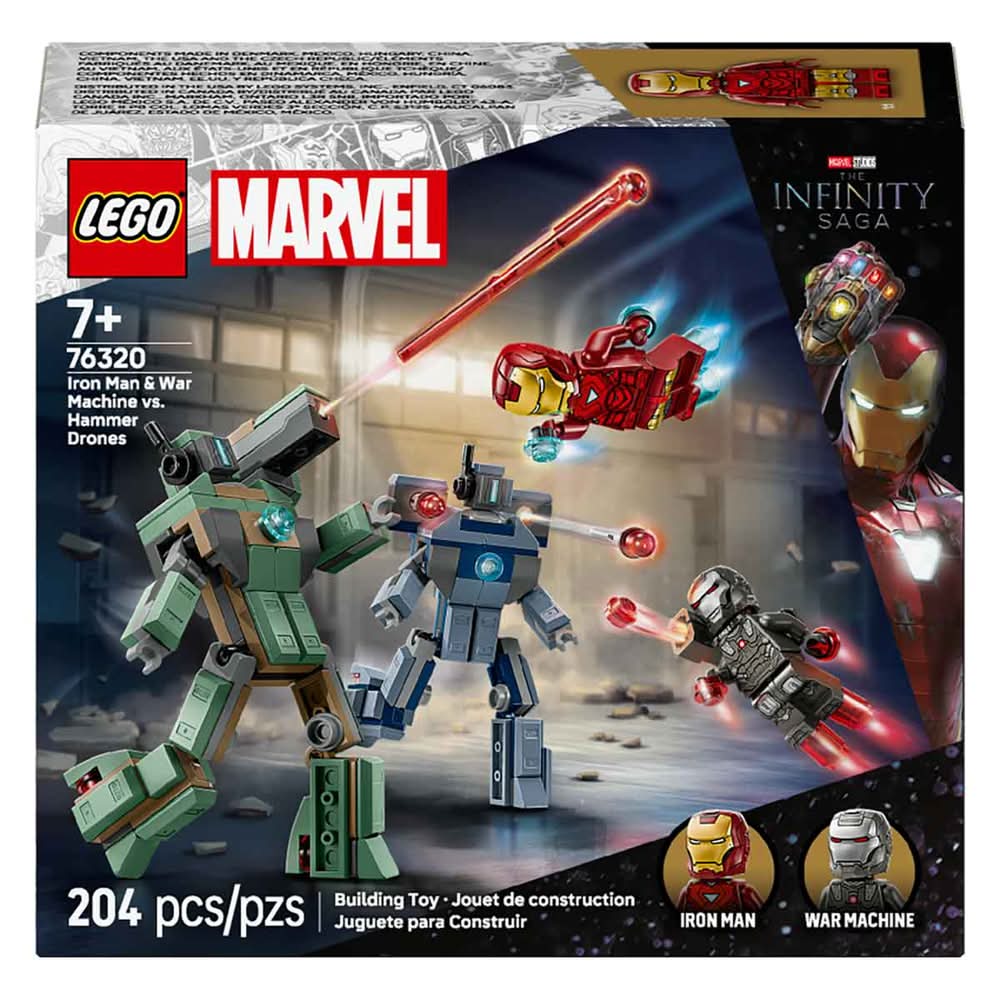 LEGO · Marvel iron man guerra de drones the infinity saga, 7+ Años