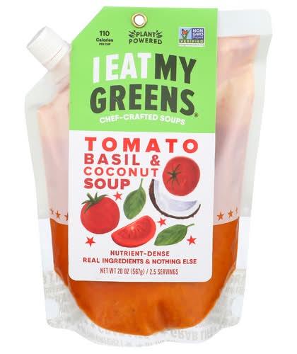 I Eat My Greens Tomato Basil And Coconut Soup