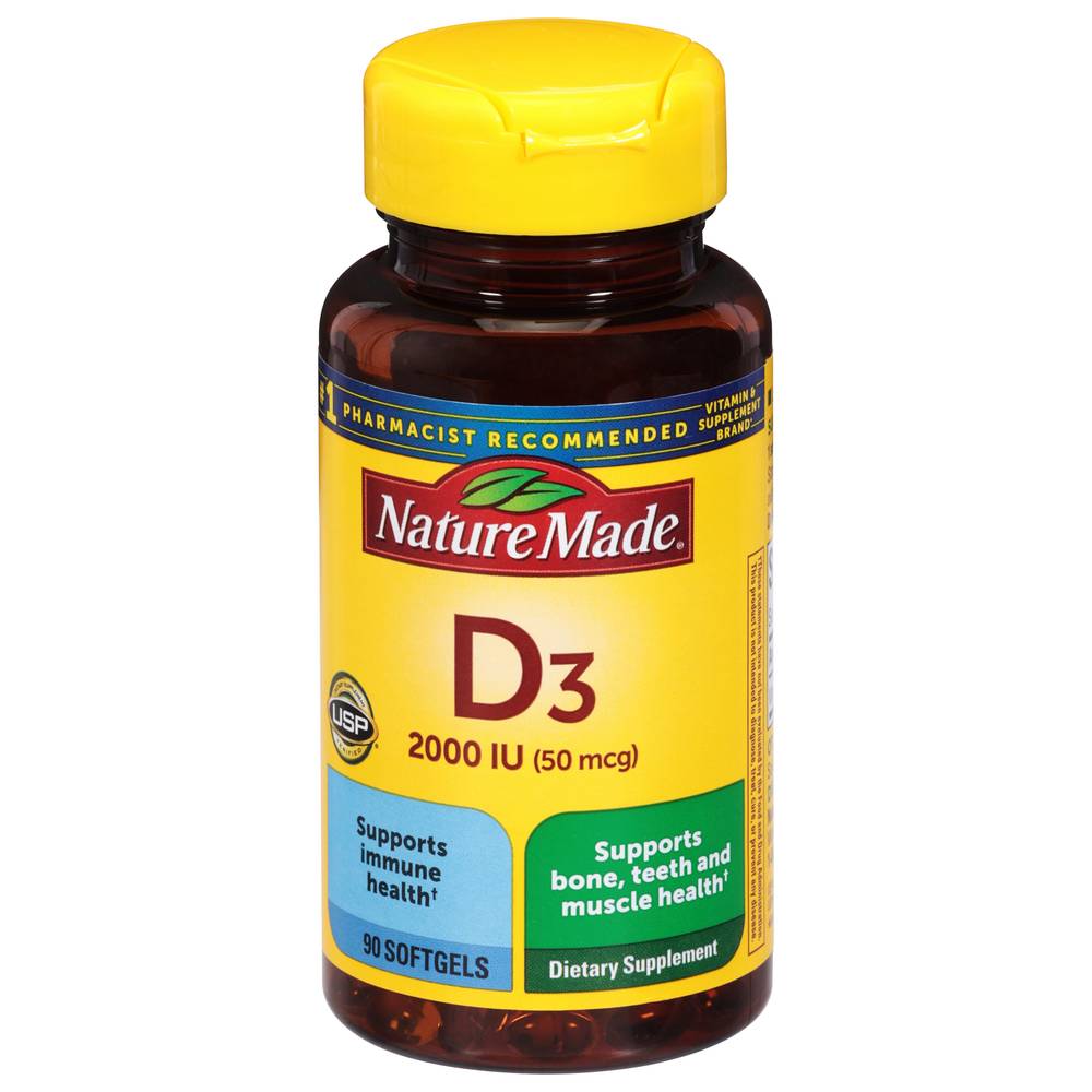 Nature Made Softgels Vitamin D3 90 ct