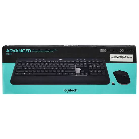 Logitech Mk540 Advanced Wireless Keyboard and Mouse Combo