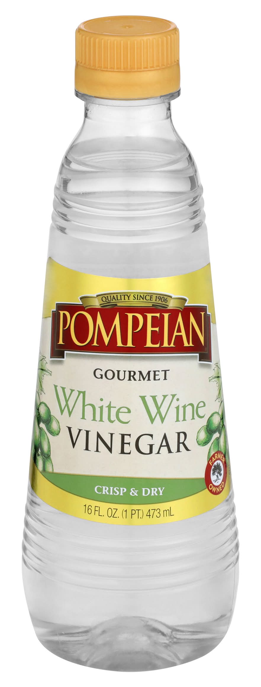 Pompeian Gourmet White Wine Vinegar (16 fl oz)