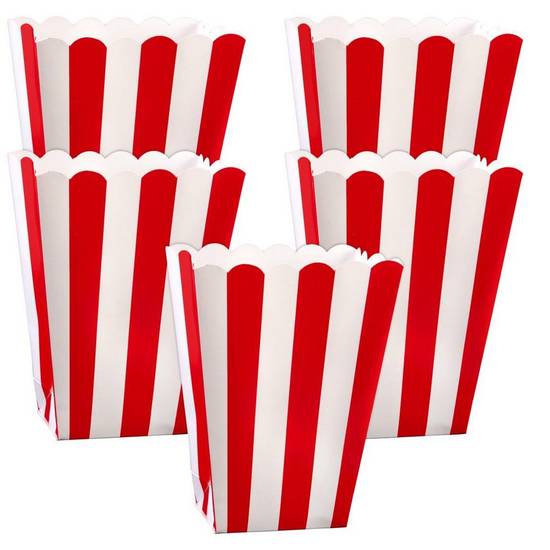 Party City Red Popcorn Favor Boxes