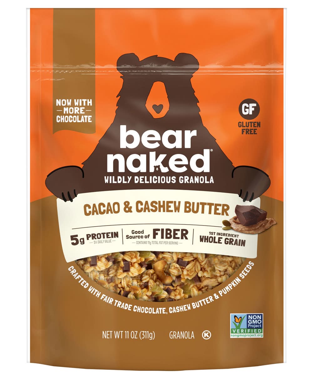 Bear Naked Whole Grain Granola, Cacao-Cashew Butter (11 oz)