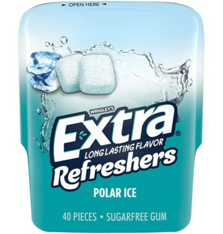 Extra Refreshers Polar Ice Chewing Gum