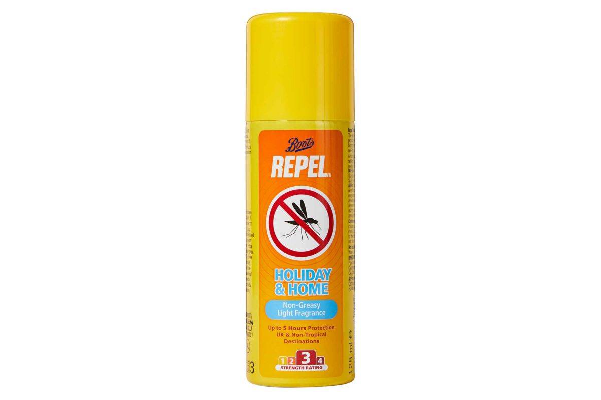 Boots Repel Holiday & Home Aerosol 125ml