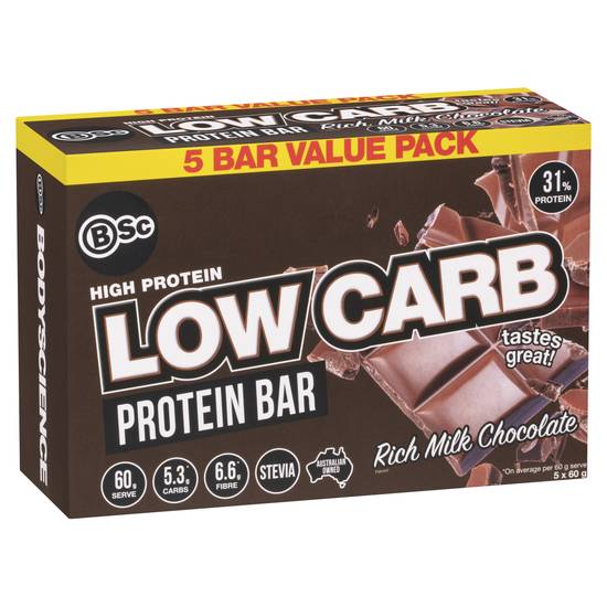 BSc High Protein Low Carb Rich Milk Chocolate Protein Bar 
