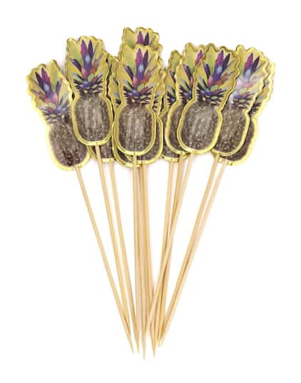 Jonathan Adler X Michaels Pineapple Party Picks, 12Ct.