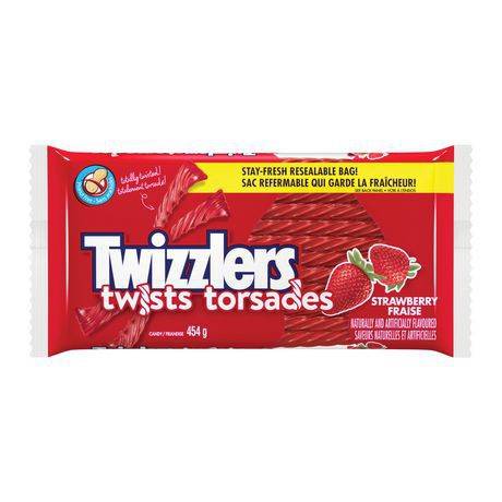 Twizzlers strawberry twists candy - strawberry twists candy (454 g)