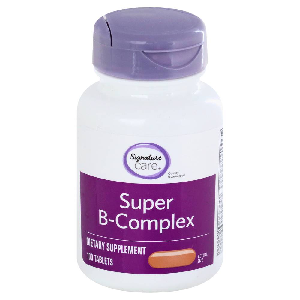 Signature Care Super Vitamin B-Complex Dietary Supplement (100 ct)