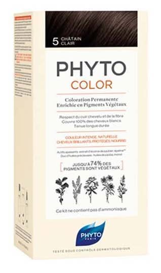 Coloração 5 Castanho Claro Phyto emb. 150 ml