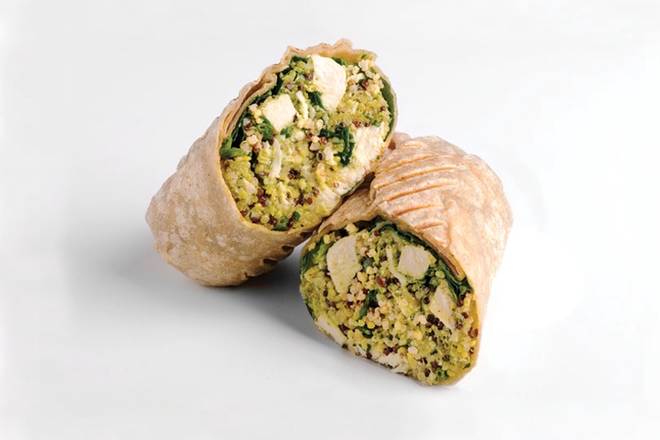 Spinach & Pesto Burrito