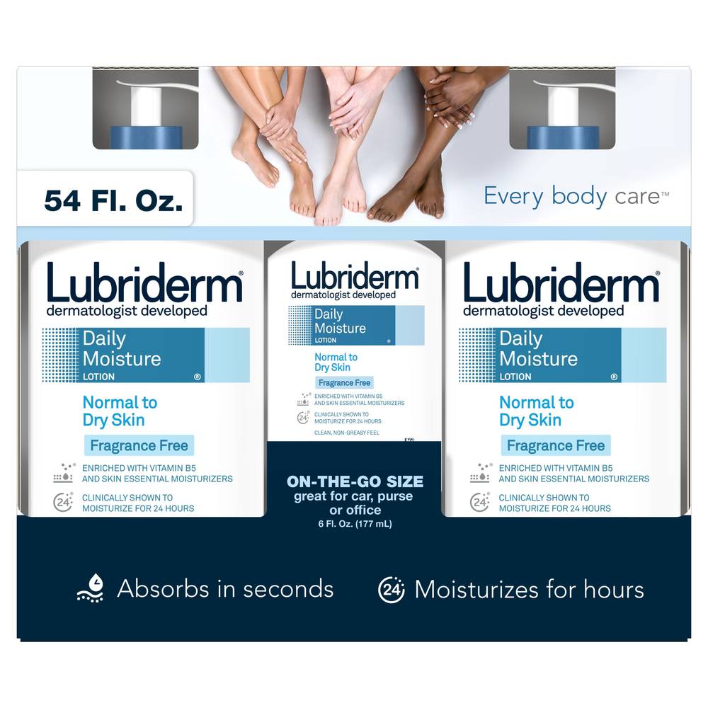 Lubriderm Fragrance Free Daily Moisture Lotion