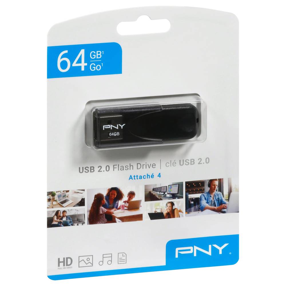 PNY 64 Gb Usb 2.0 Flash Drive