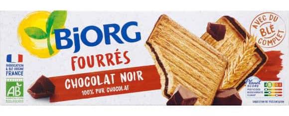 Bjorg - Biscuits fourrés chocolat noir bio (9)