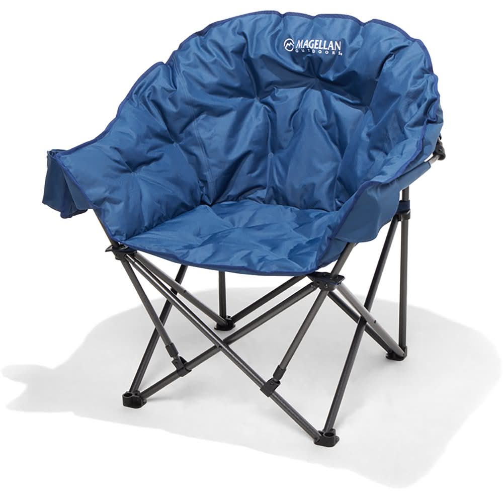 Magellan Outdoors Plush XL Club Chair, Soft Navy