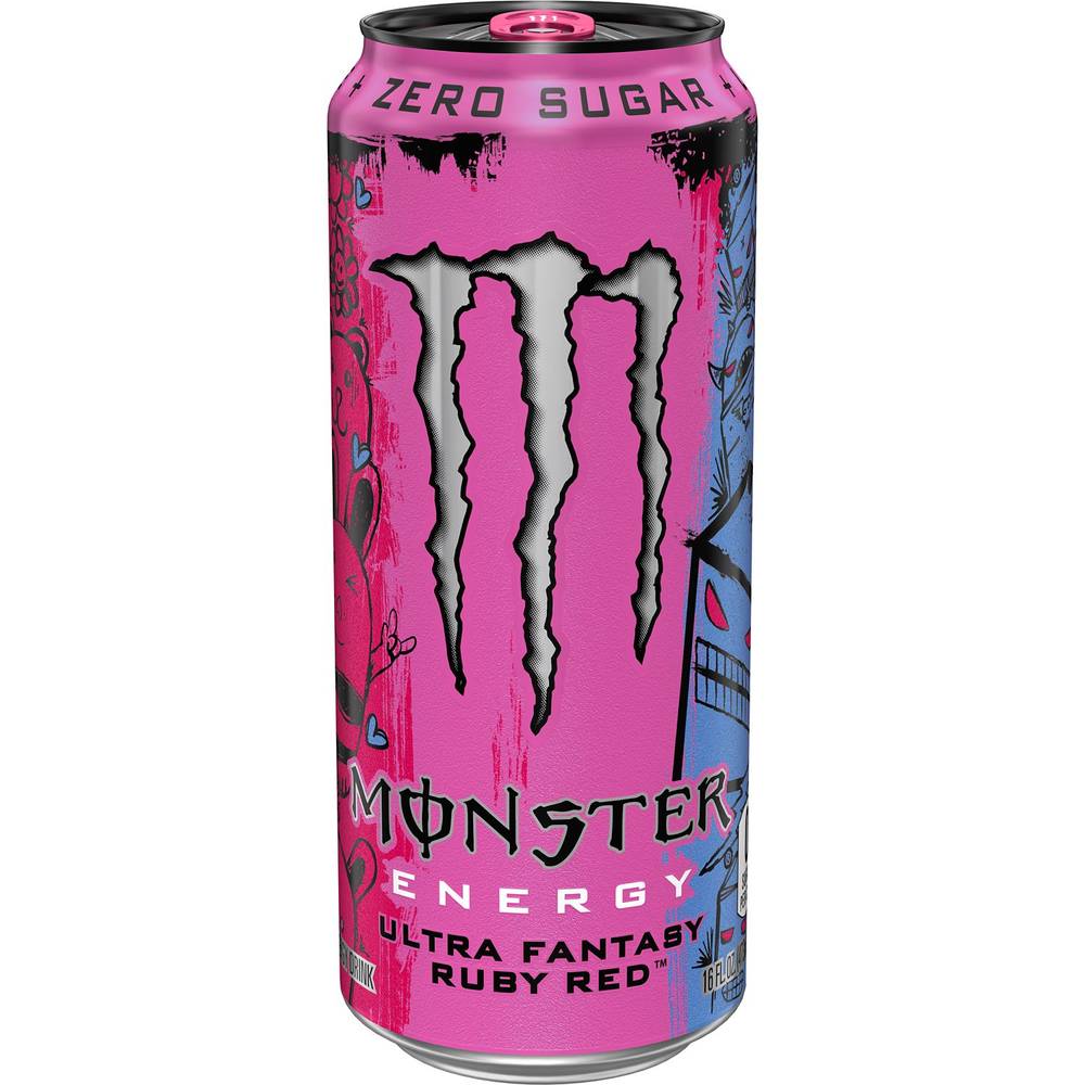 Monster Energy Fantasy Ruby Red Drink (16 oz)