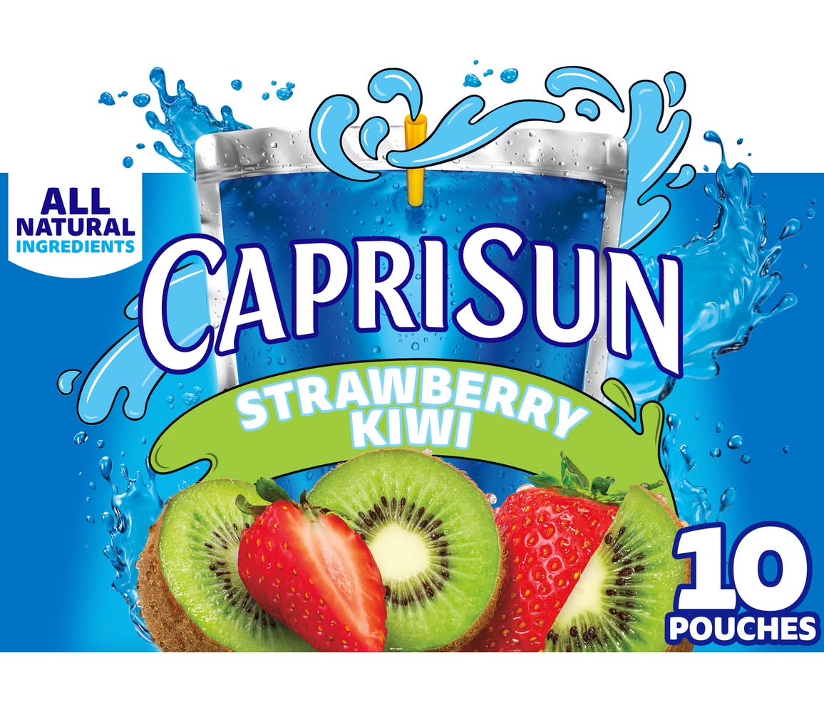 Capri Sun Juice Drink Blend, Strawberry Kiwi (10 x 6 fl oz)