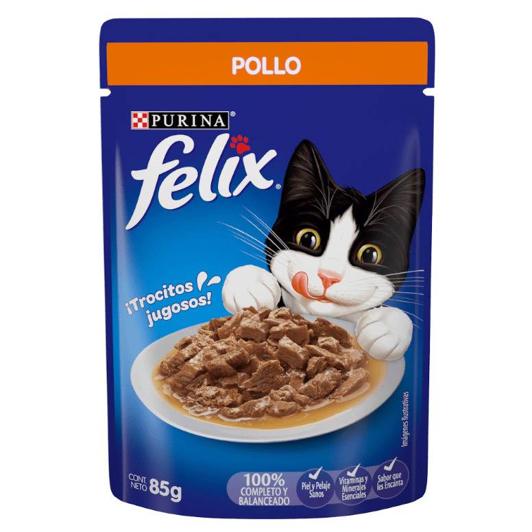 Felix alimento húmedo de pollo (sobre 85 g)