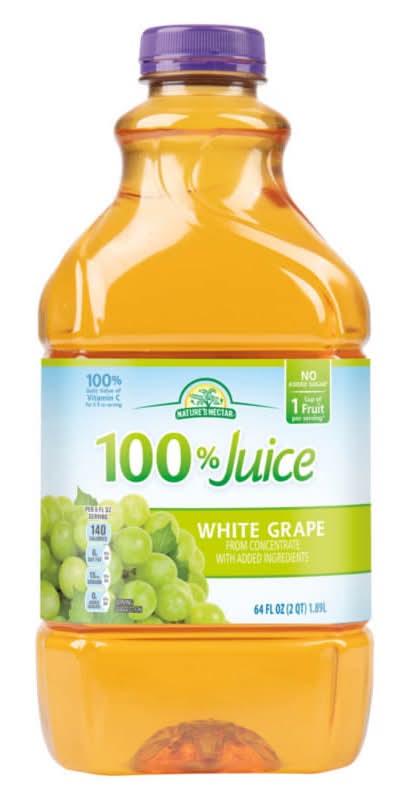 Nature's Nectar Juice Drink, White Grape (64 fl oz)