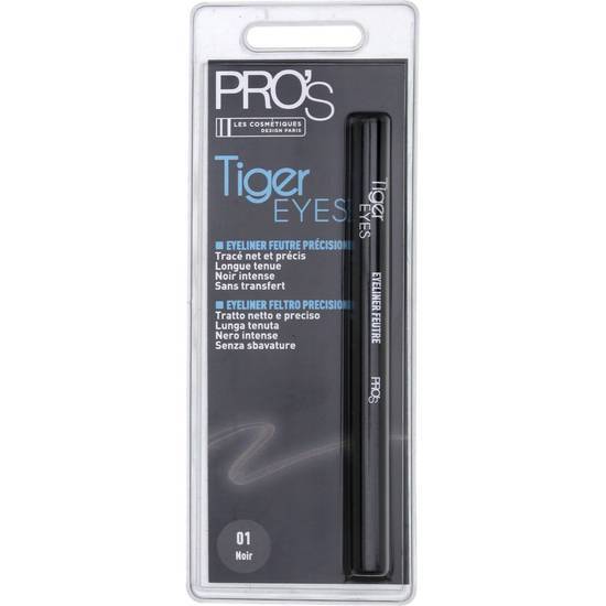 Pro's - Tiger eyes crayon eyeliner (01 noir)