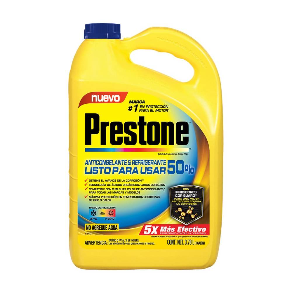 Prestone · Anticongelante y refrigerante (3,78 L)