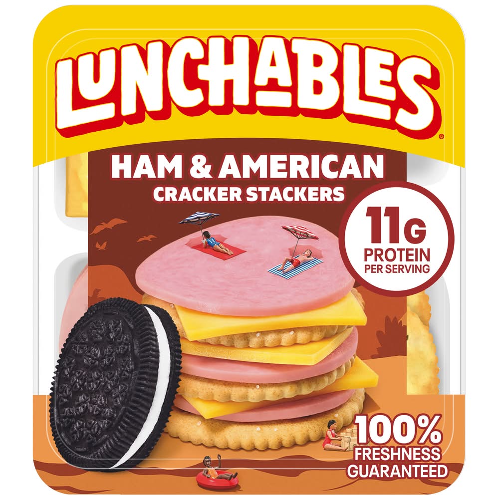 Lunchables Ham & American Cracker Stackers (3.2 oz)