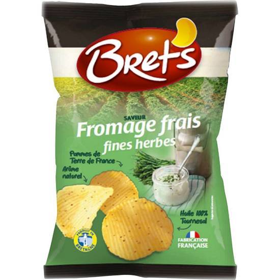 Bret's - Chips de pomme de terre, fromage frais - fines herbes (125g)