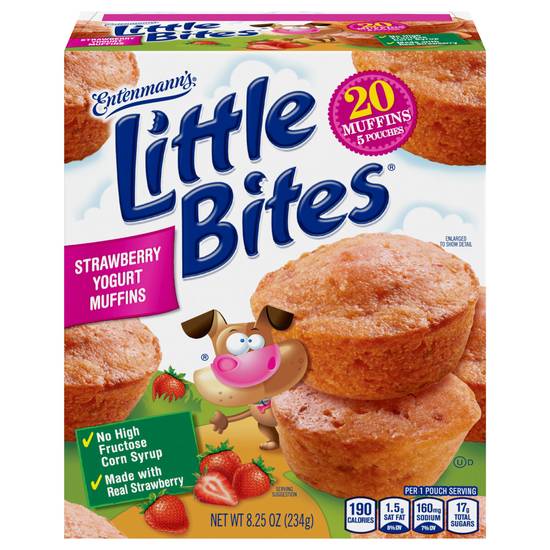 Entenmann's Little Bites Strawberry Yogurt Muffins (5 ct)