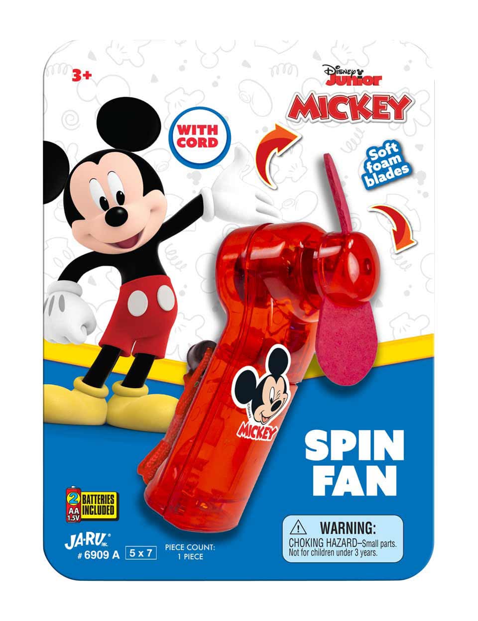 Disney Junior Spin Fan Assorted