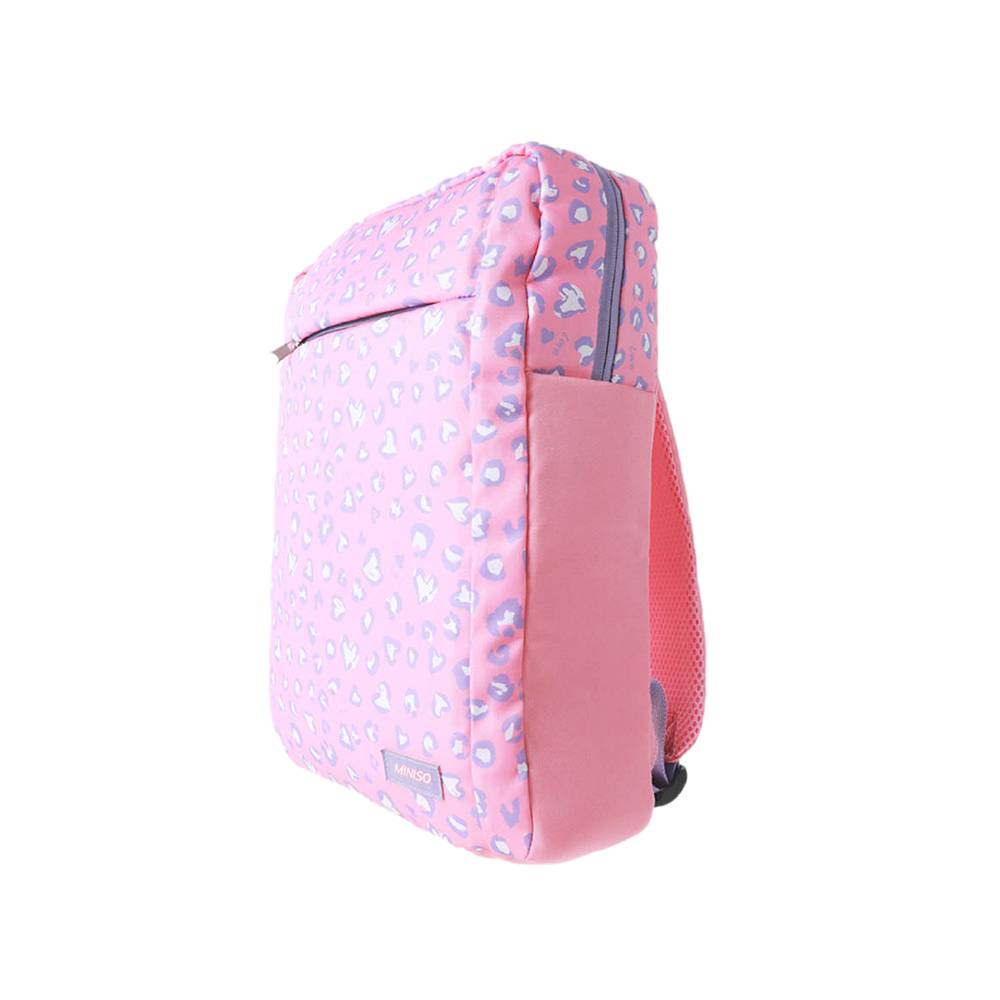 Miniso mochila casual rectangular (rosa)