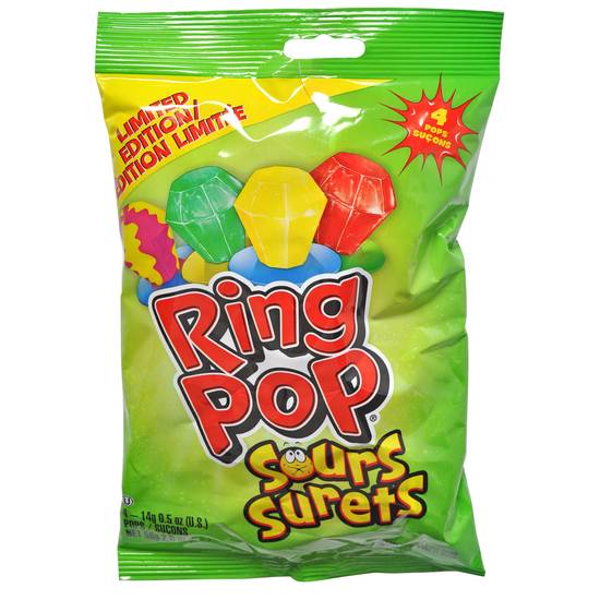 Ring Pop Ring Pop Sours, 3Pc (3 pk /30g)