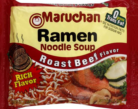 Maruchan Roast Beef Ramen Noodle Soup