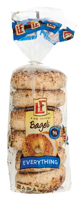 L'oven Fresh Pre-Sliced Everything Bagels