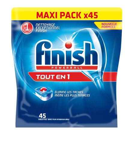 Tablettes Tout en 1 Max FINISH - le paquet de 45 - 734g
