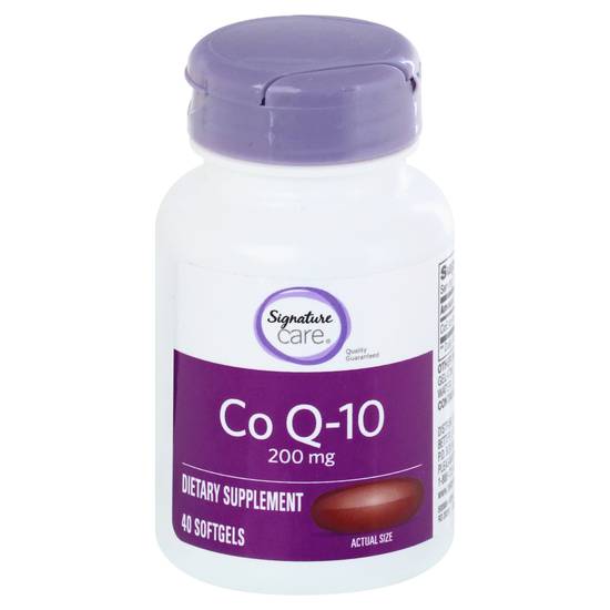 Signature Care Co Q-10 200 mg Dietary Supplement (40 ct)
