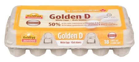 Goldegg Golden D White Eggs, Large (18 ct)