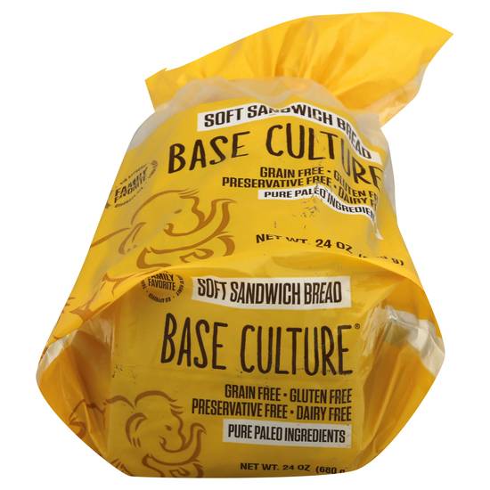 Base Culture Gluten Free Soft Sandwich Bread (24 oz)