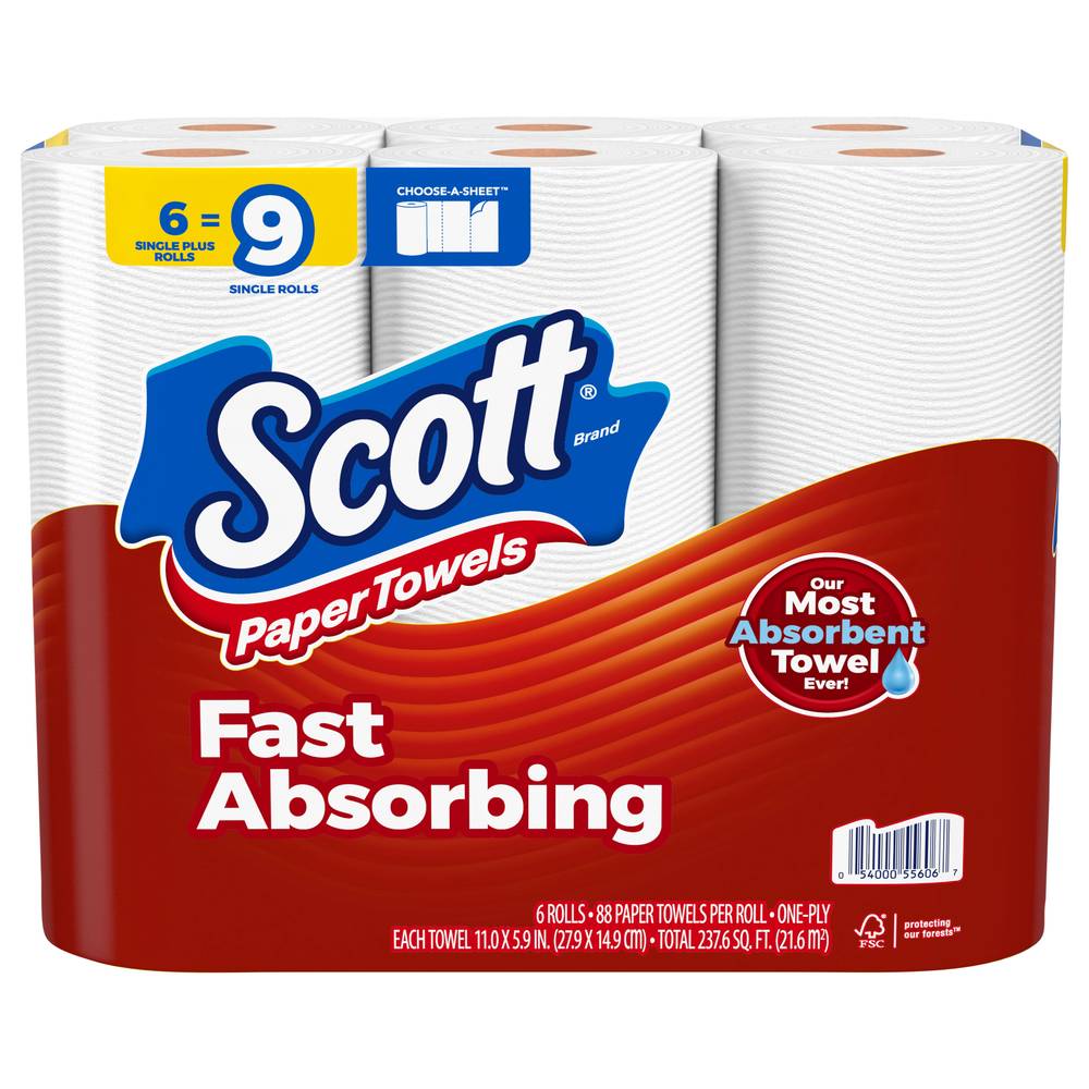 Scott Choose-A-Sheet Paper Towels (6 ct)