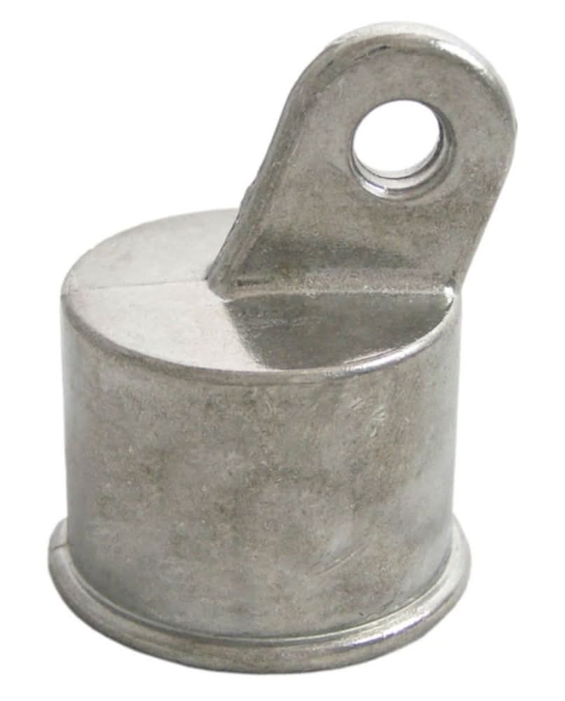 Merchants Metals 1-3/8 in 1.37-in Aluminum Metal Rail end For Chain-link Fence