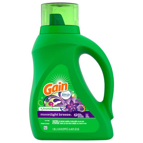 Gain Febreze Freshness + Aroma Boost Liquid Laundry Detergent