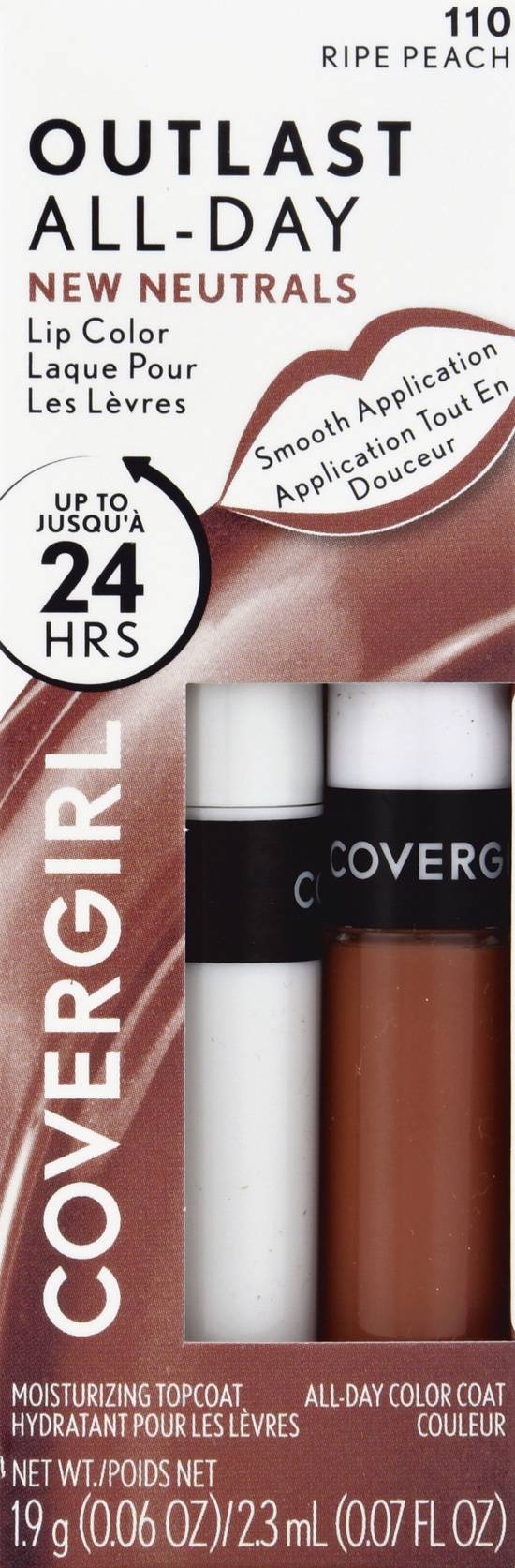 Covergirl Outlast All-Day Lip Color & Top Coat Ripe