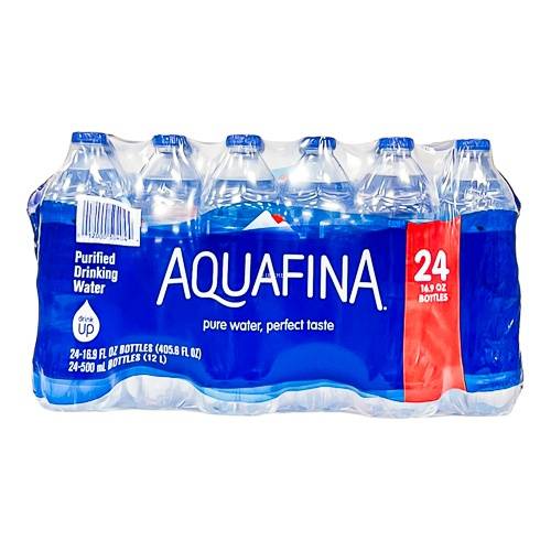 Aquafina Purified Drinking Water (24 ct, 16.9 fl oz)