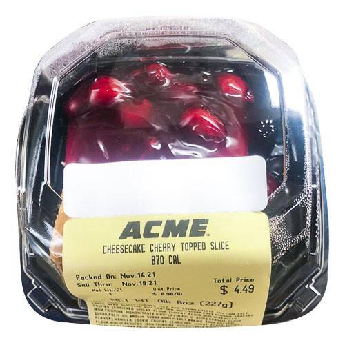 Cheesecake Cherry Topped Slice (1 package)