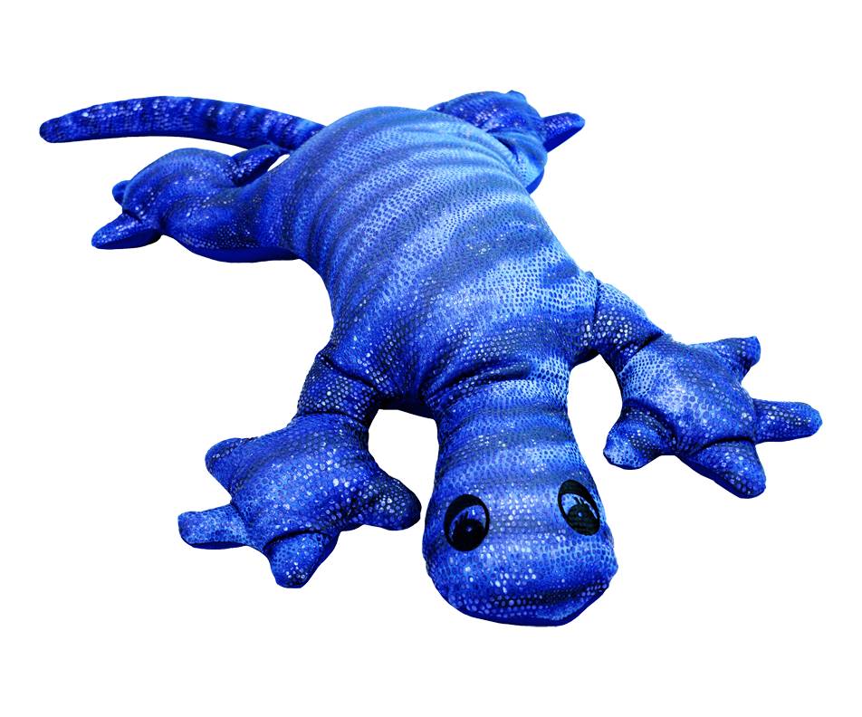 Manimo lézard lourd, 2 kg, bleu - weighted lizard, 2 kg, blue