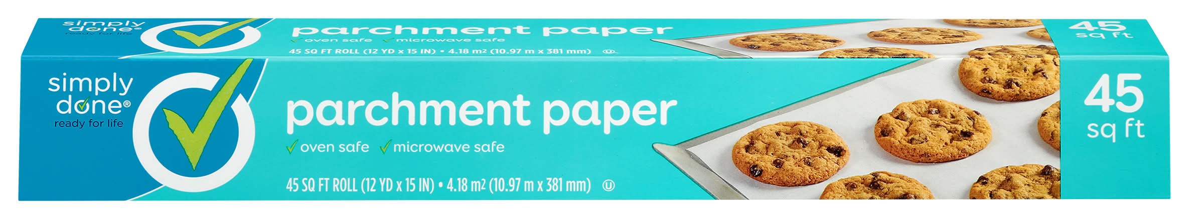 Simply Done Parchment Paper, 45 Sq Ft
