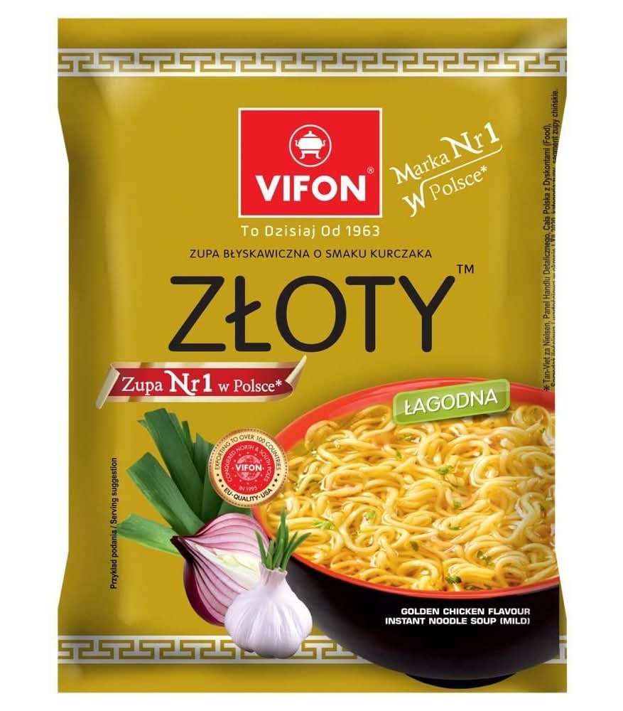 Vifon Zupa błyskawiczna o smaku kurczaka złoty 70 g