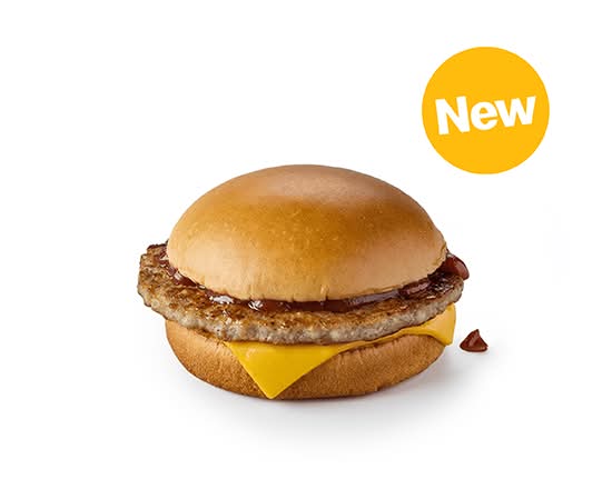 Sausage Sandwich with Brown Sauce