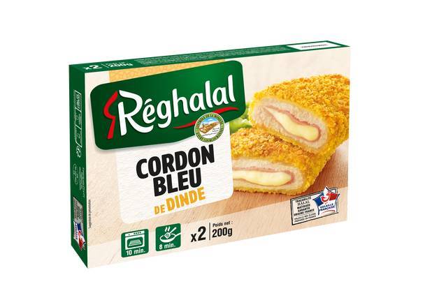 Cordon bleu de dinde halal - réghalal - 200g
