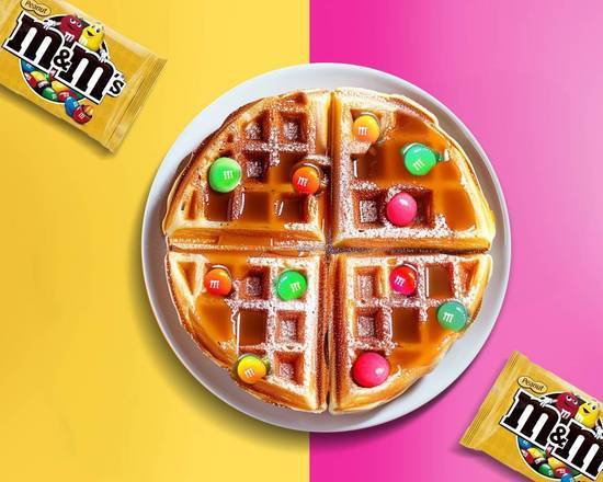 Waffles M&M's
