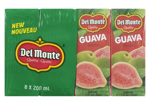 Del Monte Guava Nectar (8 x 200 ml)